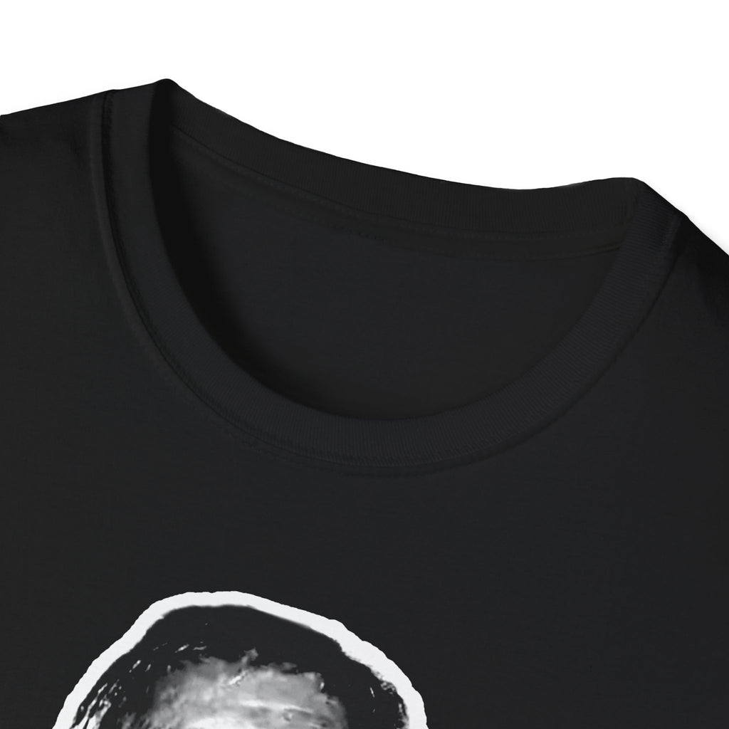 Panic Andrew T-Shirt — Retro Black & White Graphic Tee