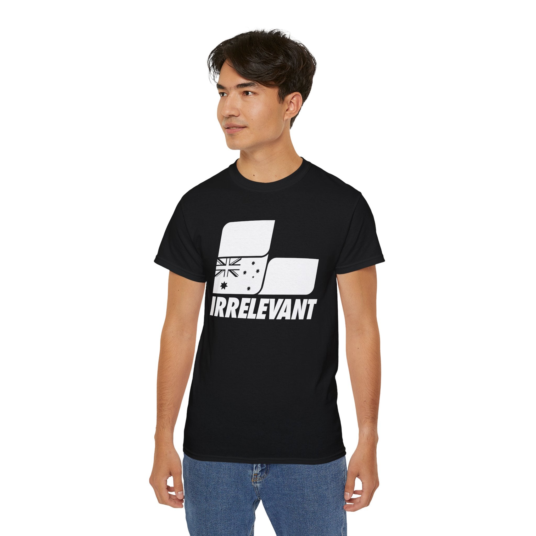 Unisex Ultra Cotton Tee - 'Irrelevant' Graphic T-Shirt | Casual Wear for Everyday Style